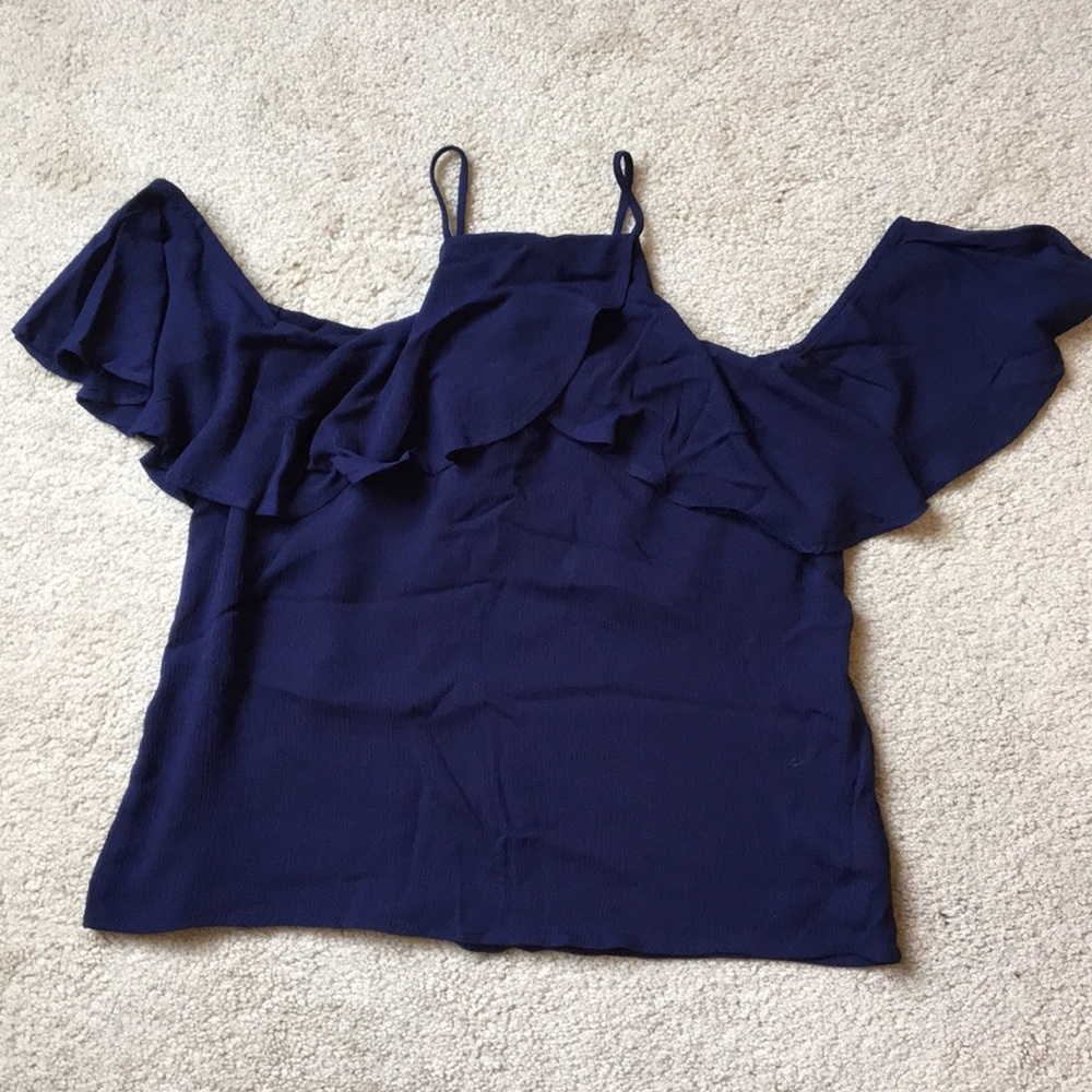 Open shoulder blouse